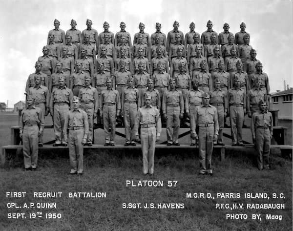 1950,MCRD Parris Island,Platoon 57