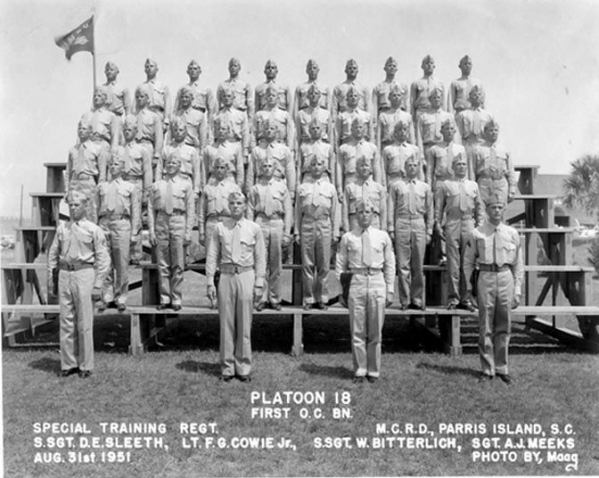 1951,MCRD Parris Island,Platoon 18