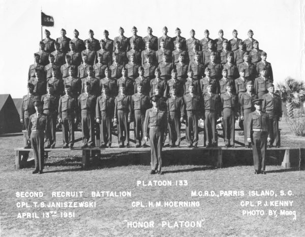 1951, MCRD Parris Island, Platoon 133