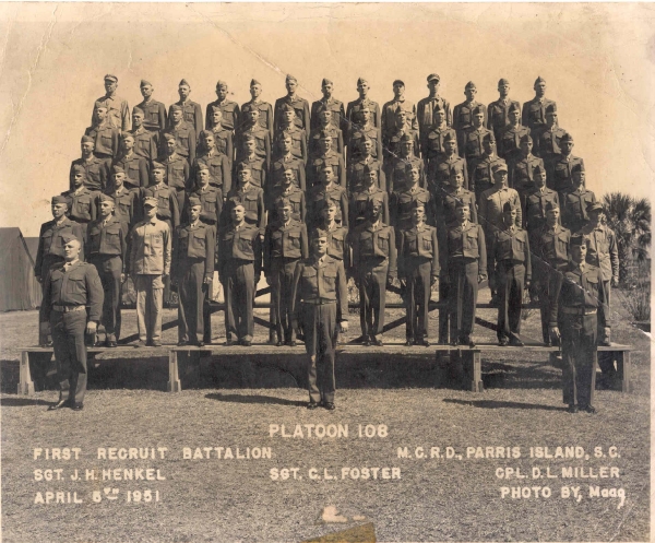 1951,MCRD Parris Island,Platoon 108