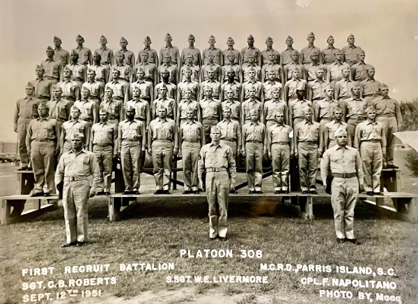 1951, MCRD Parris Island, Platoon 308