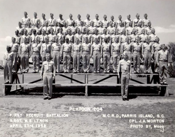 1952,MCRD Parris Island,Platoon 204