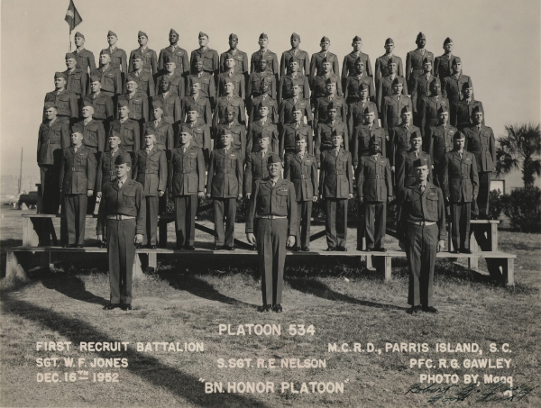 1952,MCRD Parris Island,Platoon 534