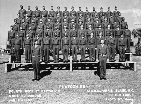 1952,MCRD Parris Island,Platoon 584