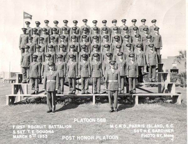 1953,MCRD Parris Island,Platoon 588