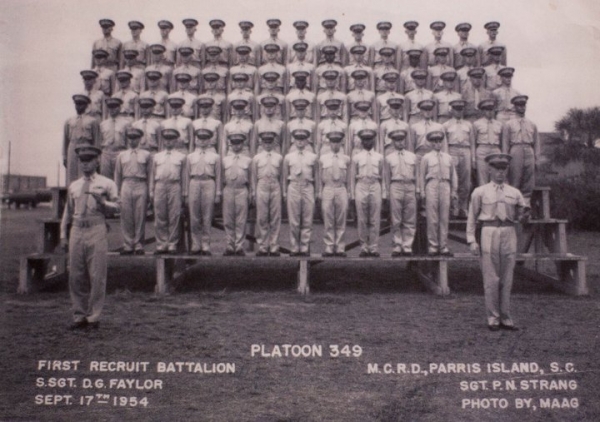 1954,MCRD Parris Island,Platoon 349