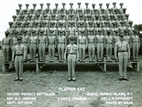 1954,MCRD Parris Island,Platoon 342