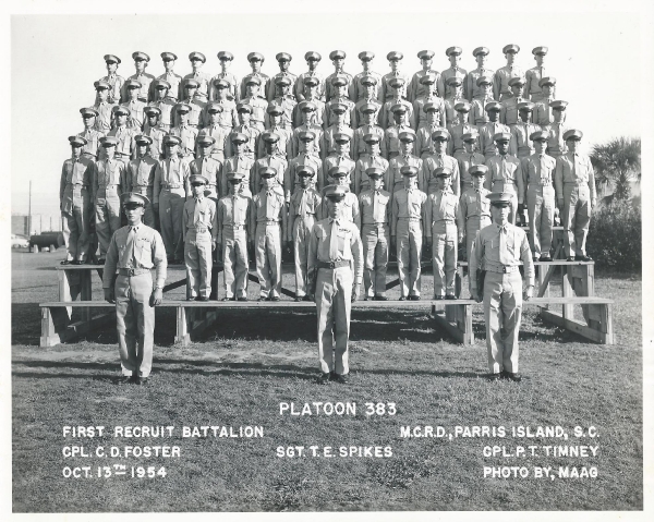 1954,MCRD Parris Island,Platoon 383