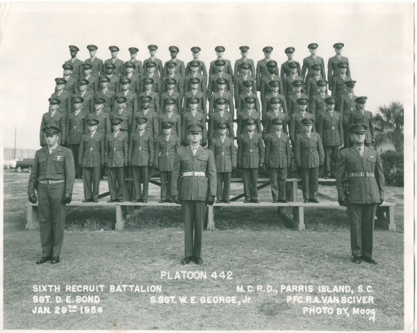 1954,MCRD Parris Island,Platoon 442