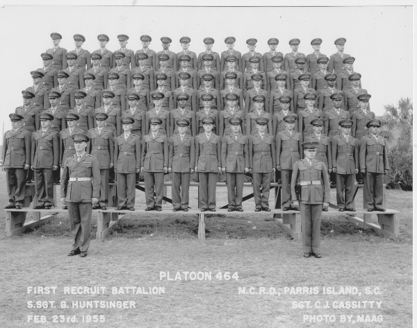1955,MCRD Parris Island,Platoon 464