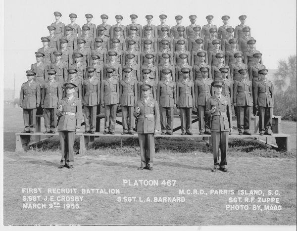 1955,MCRD Parris Island,Platoon 467