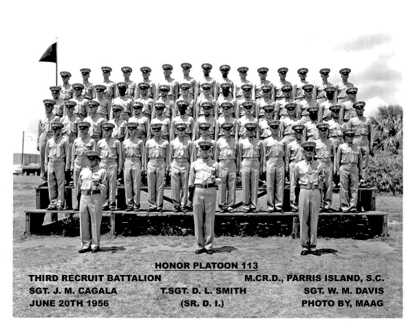 1956,MCRD Parris Island,Platoon 113