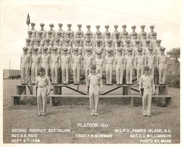 1956,MCRD Parris Island,Platoon 160
