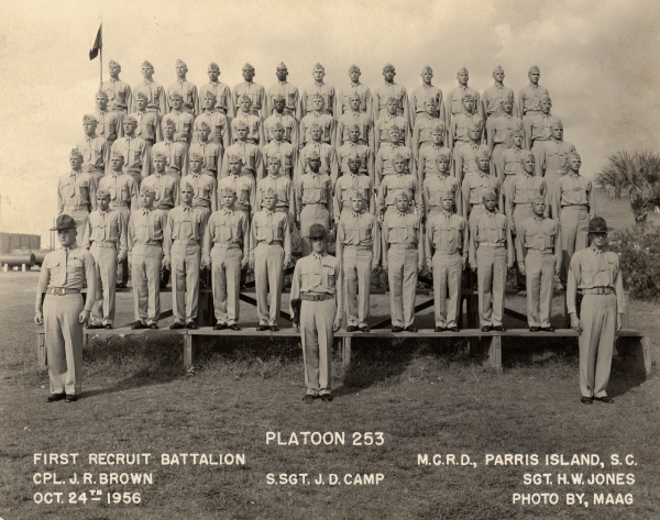 1956,MCRD Parris Island,Platoon 253