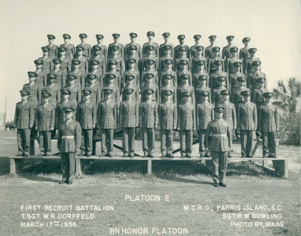 1956,MCRD Parris Island,Platoon 2