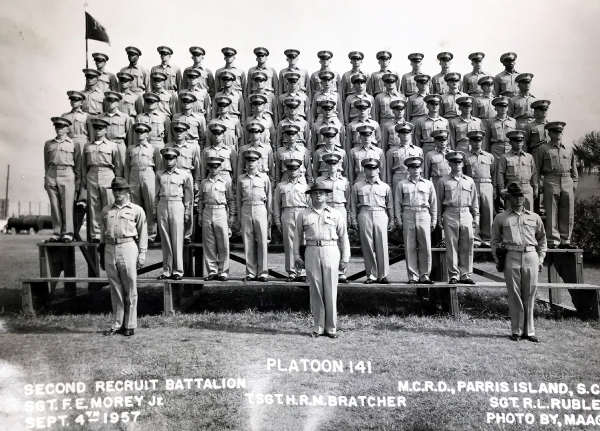 1957,MCRD Parris Island,Platoon 141