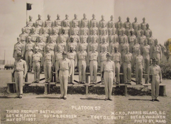 1957,MCRD Parris Island,Platoon 57