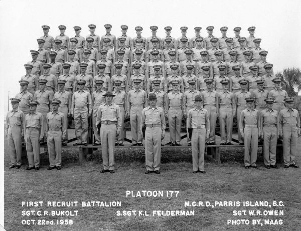 1958,MCRD Parris Island,Platoon 177