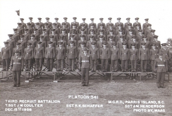 1958,MCRD Parris Island,Platoon 341