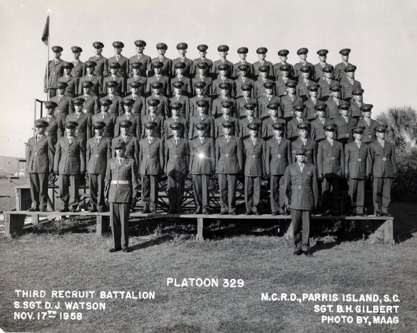 1958, MCRD Parris Island, Platoon 329