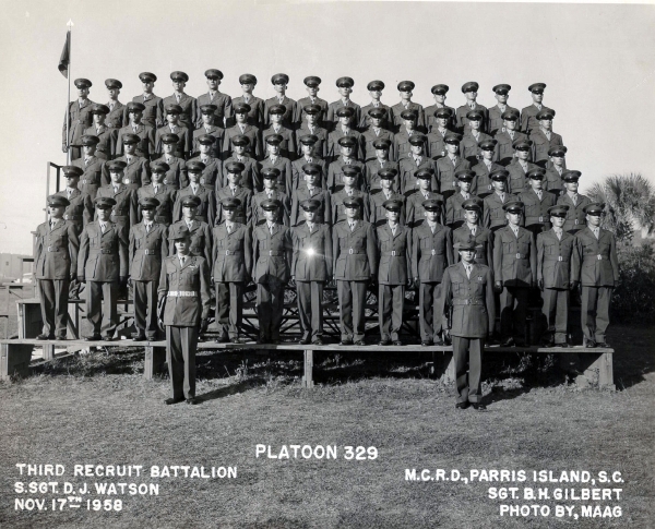 1958, MCRD Parris Island, Platoon 329
