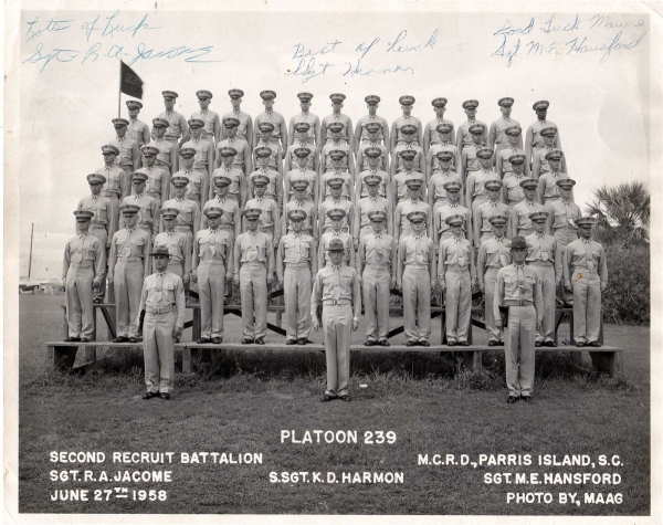 1958,MCRD Parris Island,Platoon 239
