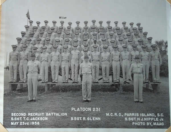 1958,MCRD Parris Island,Platoon 231