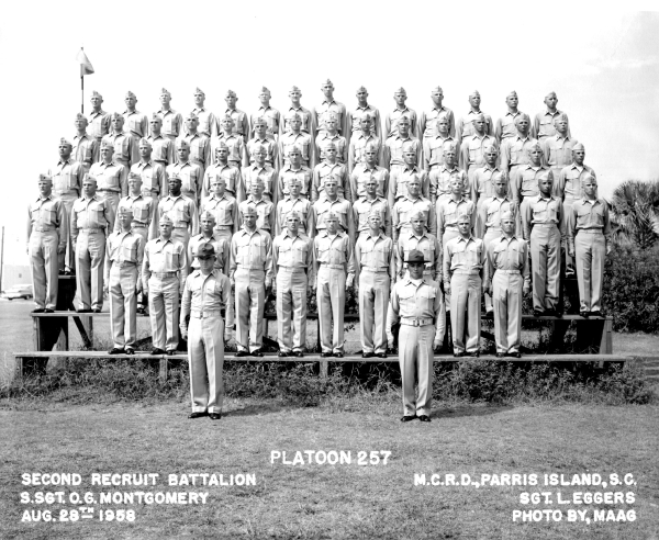 1958,MCRD Parris Island,Platoon 257