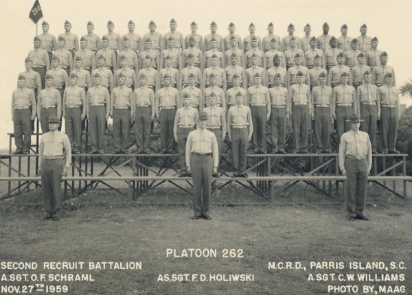 1959,MCRD Parris Island,Platoon 262