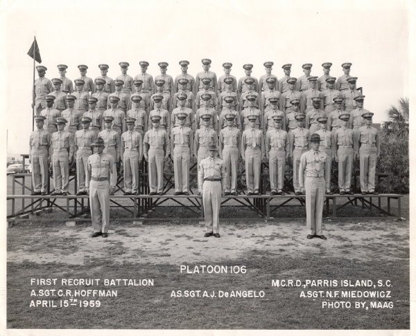 1959,MCRD Parris Island,Platoon 106