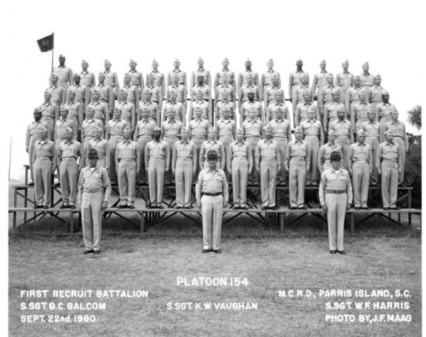 1960,MCRD Parris Island,Platoon 154