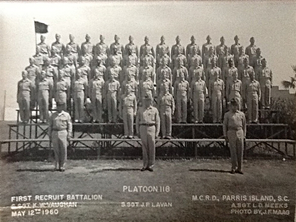1960,MCRD Parris Island,Platoon 118