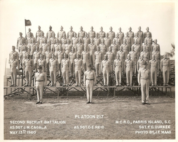 1960,MCRD Parris Island,Platoon 217