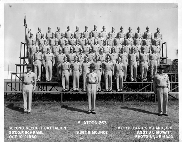 1960,MCRD Parris Island,Platoon 263