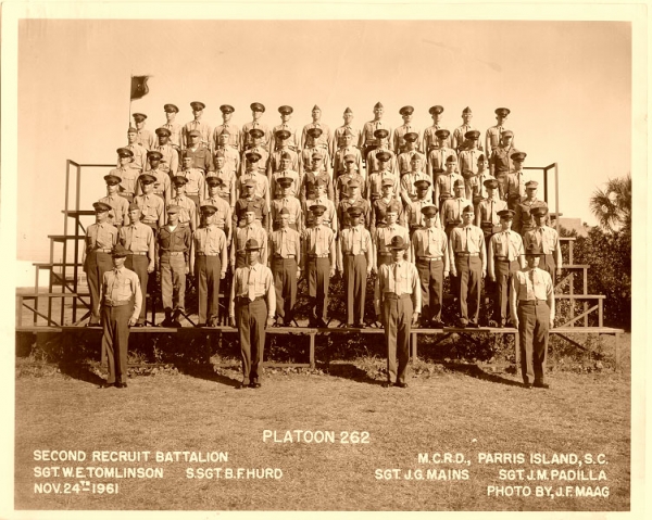 1961,MCRD Parris Island,Platoon 262