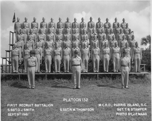 1961,MCRD Parris Island,Platoon 132