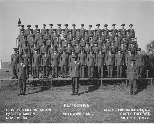 1961,MCRD Parris Island,Platoon 165