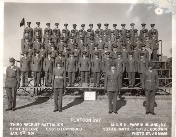 1961,MCRD Parris Island,Platoon 397
