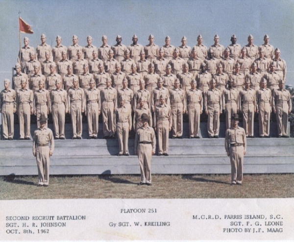 1962,MCRD Parris Island,Platoon 251