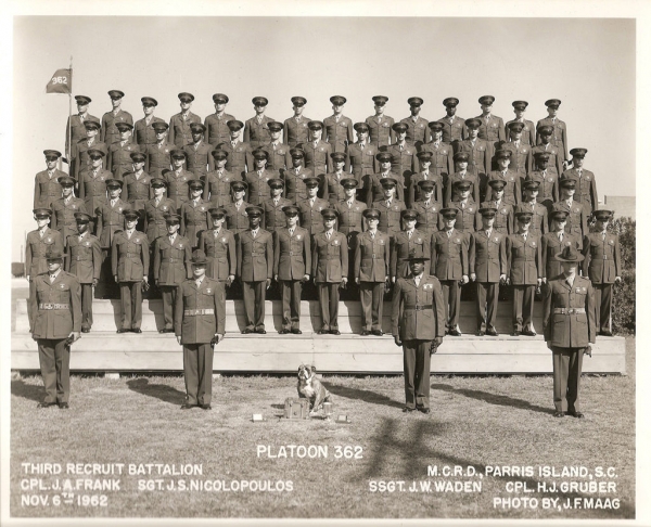 1962,MCRD Parris Island,Platoon 362