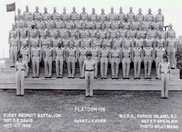 1962,MCRD Parris Island,Platoon 156