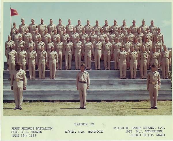 1963,MCRD Parris Island,Platoon 121