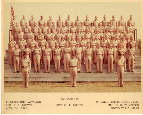 1963,MCRD Parris Island,Platoon 128
