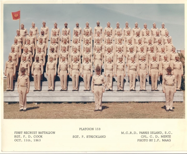 1963,MCRD Parris Island,Platoon 159