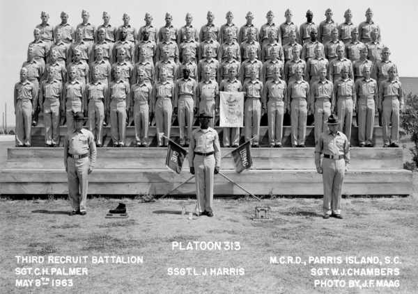 1963,MCRD Parris Island,Platoon 313