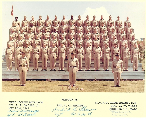 1963,MCRD Parris Island,Platoon 317
