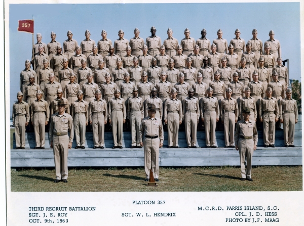 1963,MCRD Parris Island,Platoon 357