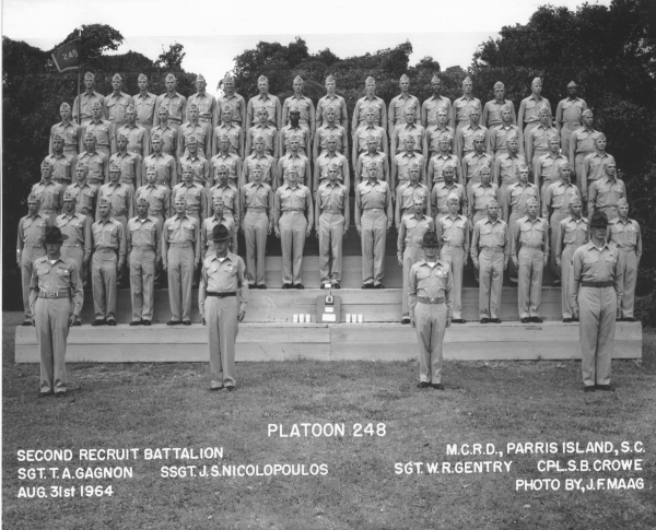 1964,MCRD Parris Island,Platoon 248
