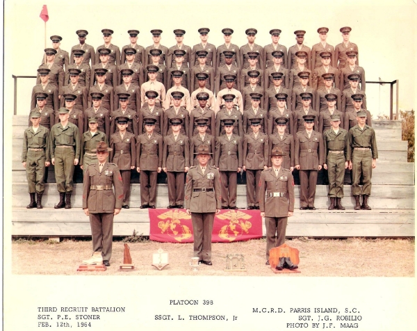 1964,MCRD Parris Island,Platoon 398