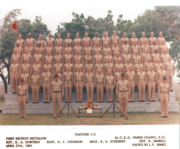1965,MCRD Parris Island,Platoon 112